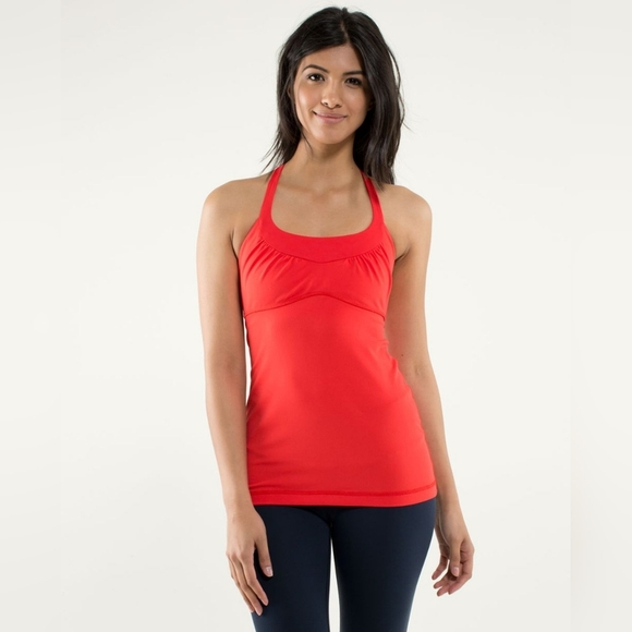 🍋 Lululemon Tank- Strappy Coral - See measurements for size - size 6 or - Picture 2 of 14